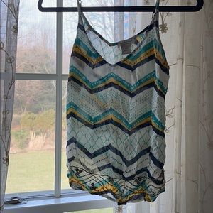 Lucky Brand Blue and White Tanks